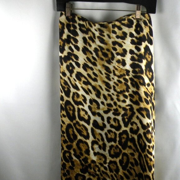 GILLI Size 1X Animal Leopard Print Long Skirt NEW NWT - Picture 2 of 6